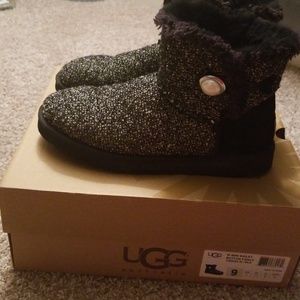 Black UGG boots